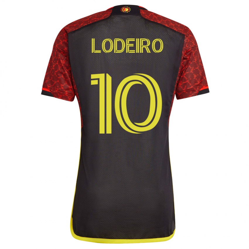 Hombre Camiseta Nicolás Lodeiro #10 Naranja 2ª Equipación 2023/24 La Camisa Chile