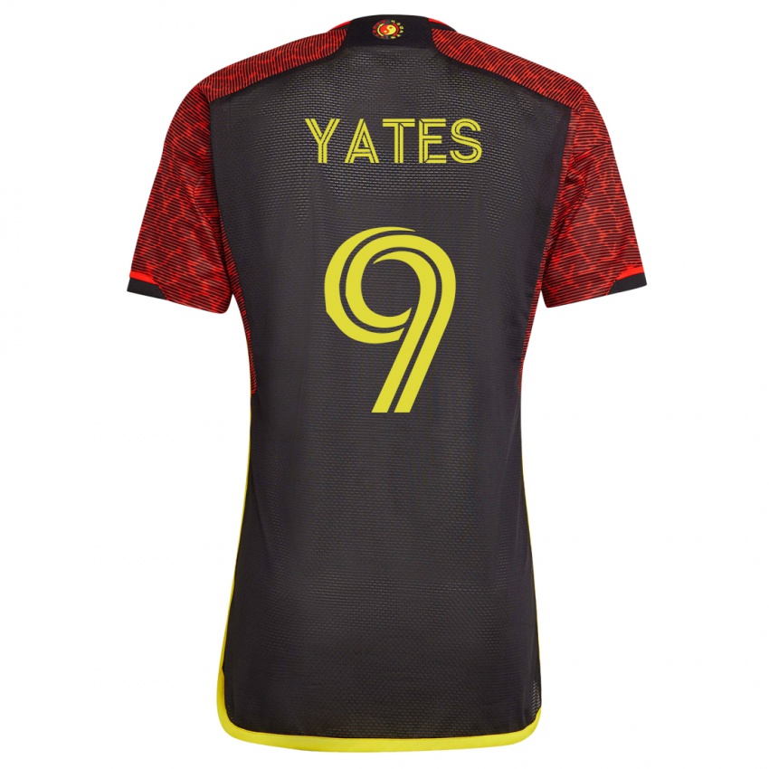 Hombre Camiseta Summer Yates #9 Naranja 2ª Equipación 2023/24 La Camisa Chile