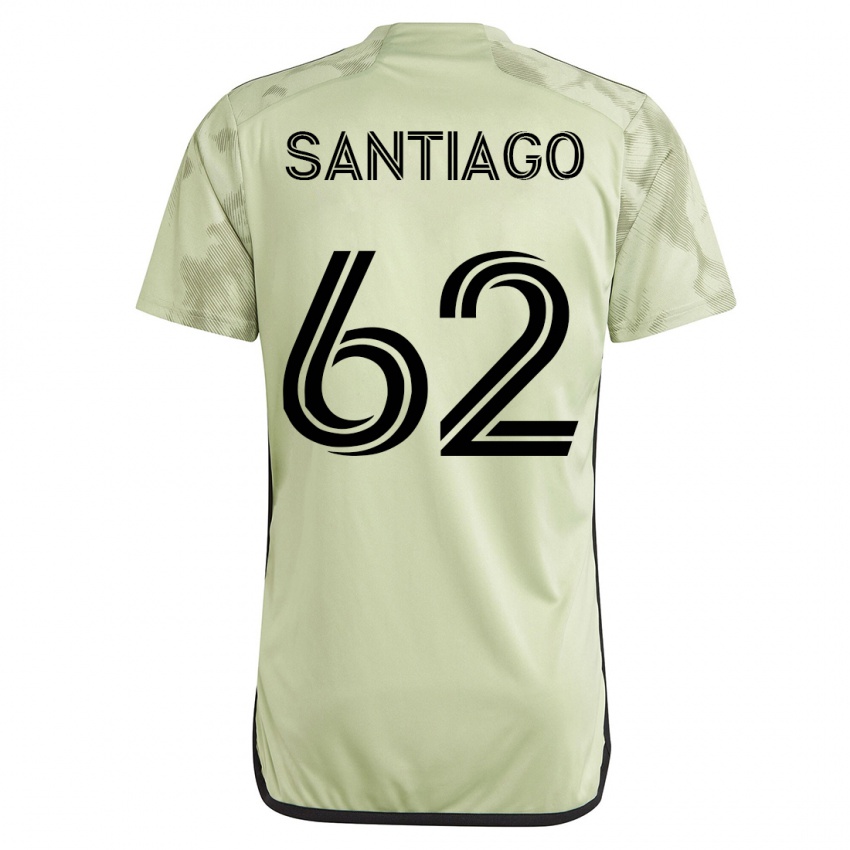 Hombre Camiseta Joshua Santiago #62 Verde 2ª Equipación 2023/24 La Camisa Chile