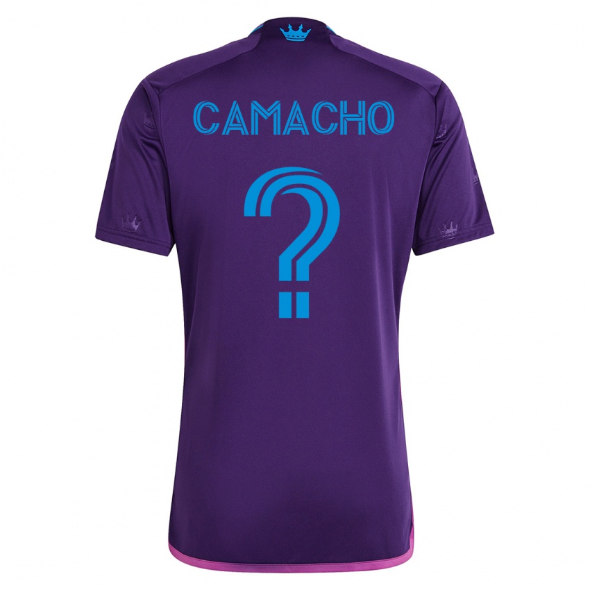 Hombre Camiseta Jaydus Camacho #0 Violeta 2ª Equipación 2023/24 La Camisa Chile