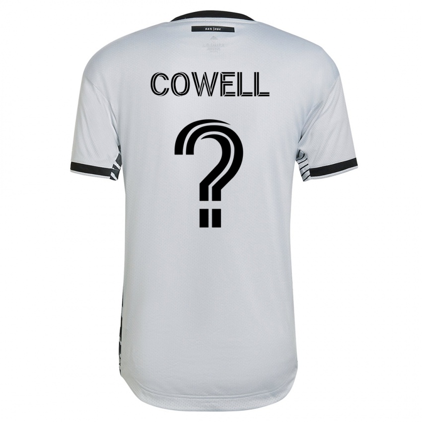 Hombre Camiseta Chance Cowell #0 Blanco 2ª Equipación 2023/24 La Camisa Chile