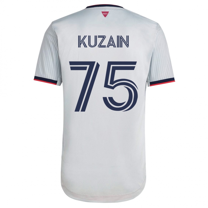 Hombre Camiseta Wan Kuzain #75 Blanco 2ª Equipación 2023/24 La Camisa Chile