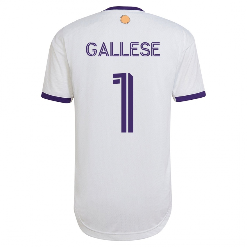 Hombre Camiseta Pedro Gallese #1 Blanco 2ª Equipación 2023/24 La Camisa Chile