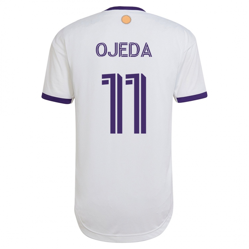 Hombre Camiseta Martín Ojeda #11 Blanco 2ª Equipación 2023/24 La Camisa Chile
