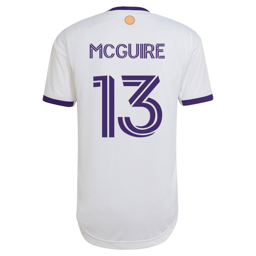 Hombre Camiseta Duncan Mcguire #13 Blanco 2ª Equipación 2023/24 La Camisa Chile