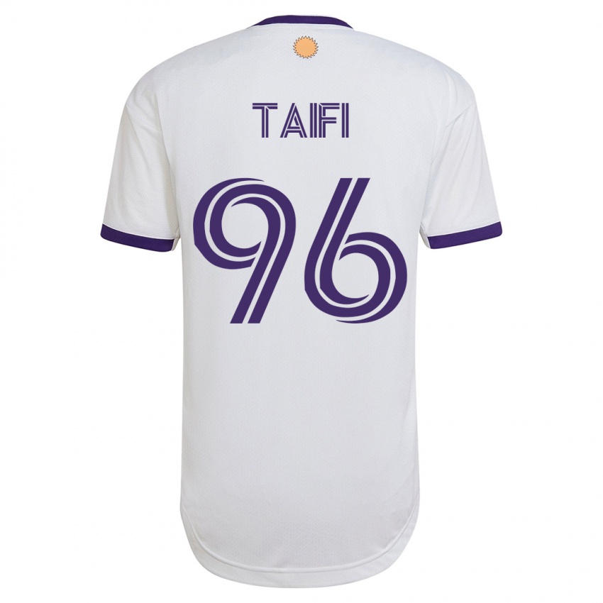 Hombre Camiseta Zakaria Taifi #96 Blanco 2ª Equipación 2023/24 La Camisa Chile