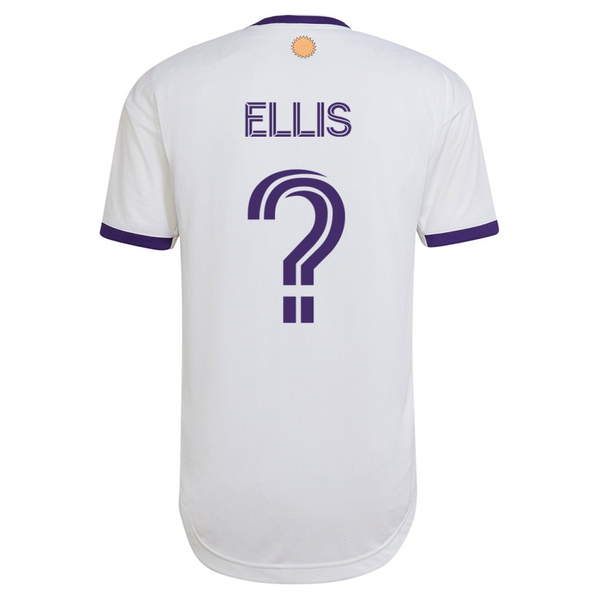Hombre Camiseta Justin Ellis #0 Blanco 2ª Equipación 2023/24 La Camisa Chile