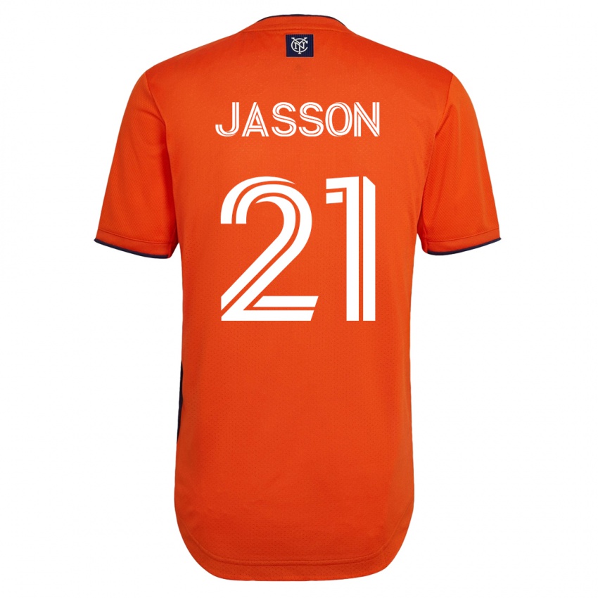 Hombre Camiseta Andres Jasson #21 Negro 2ª Equipación 2023/24 La Camisa Chile