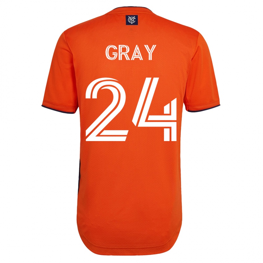 Hombre Camiseta Tayvon Gray #24 Negro 2ª Equipación 2023/24 La Camisa Chile
