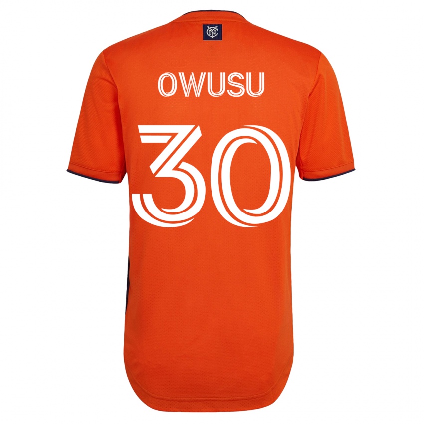 Hombre Camiseta Samuel Owusu #30 Negro 2ª Equipación 2023/24 La Camisa Chile