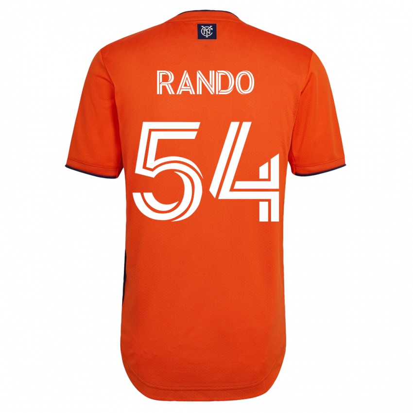 Hombre Camiseta Alex Rando #54 Negro 2ª Equipación 2023/24 La Camisa Chile