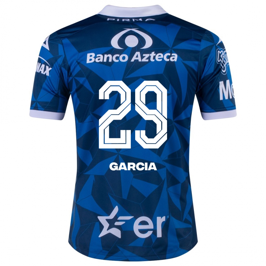 Hombre Camiseta Emiliano García #29 Azul 2ª Equipación 2023/24 La Camisa Chile
