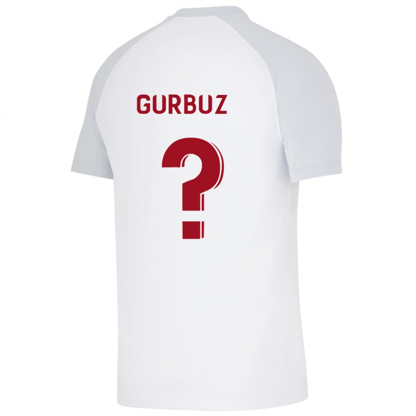 Hombre Camiseta Inanc Gürbüz #0 Blanco 2ª Equipación 2023/24 La Camisa Chile