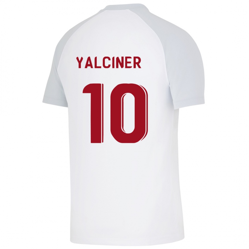 Hombre Camiseta İsmigül Yalçıner #10 Blanco 2ª Equipación 2023/24 La Camisa Chile