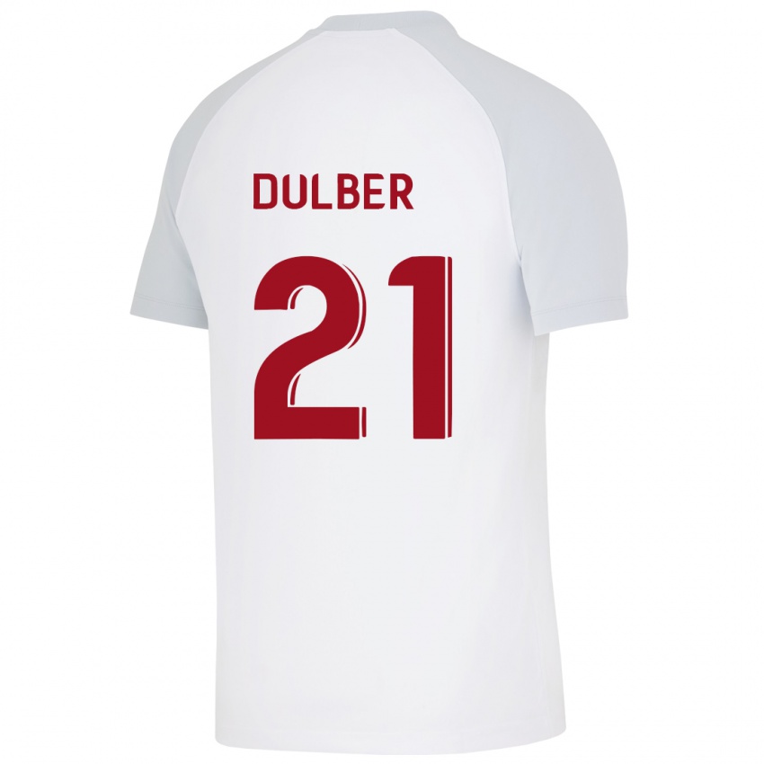 Hombre Camiseta Didem Dülber #21 Blanco 2ª Equipación 2023/24 La Camisa Chile