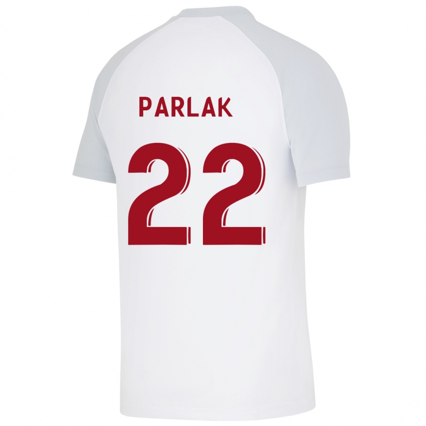 Hombre Camiseta Nazlıcan Parlak #22 Blanco 2ª Equipación 2023/24 La Camisa Chile