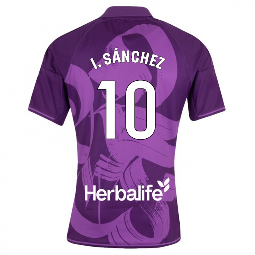 Hombre Camiseta Iván Sánchez #10 Violeta 2ª Equipación 2023/24 La Camisa Chile