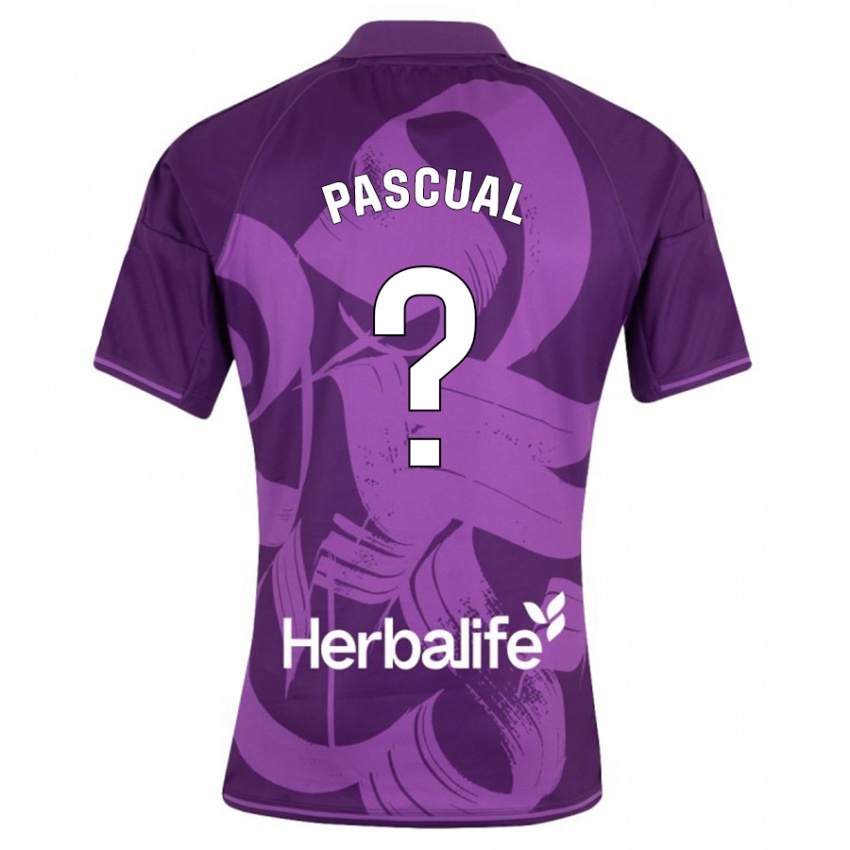 Hombre Camiseta Adrián Pascual #0 Violeta 2ª Equipación 2023/24 La Camisa Chile