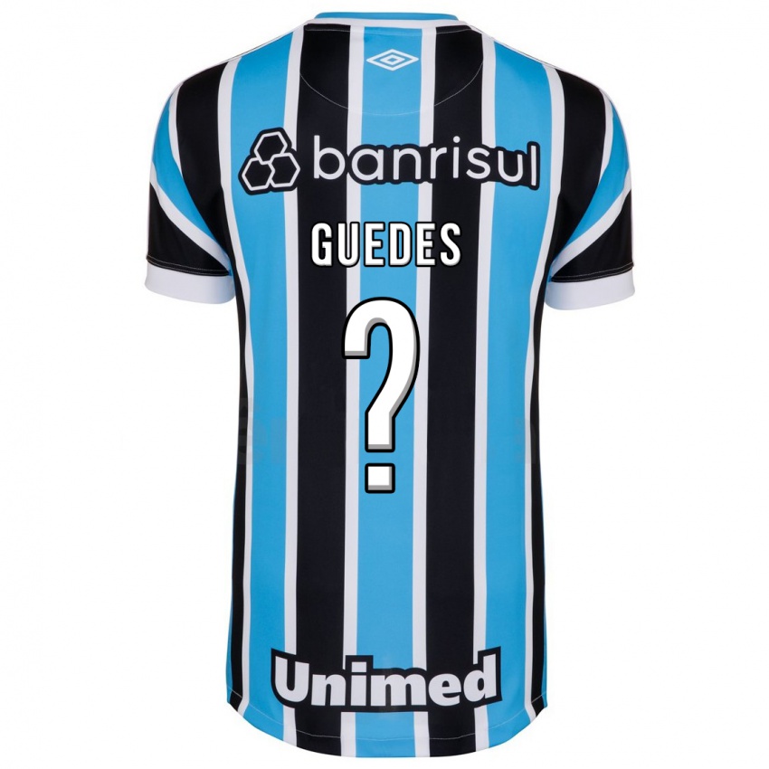 Mujer Camiseta Guilherme Guedes #0 Azul 1ª Equipación 2023/24 La Camisa Chile