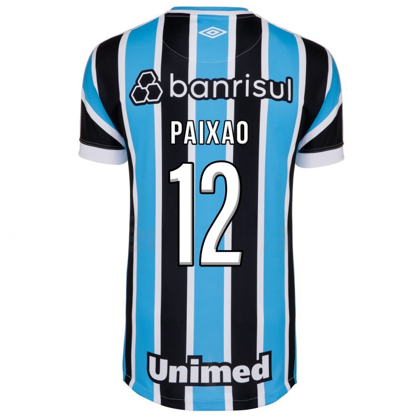 Mujer Camiseta Iasmin Paixão #12 Azul 1ª Equipación 2023/24 La Camisa Chile