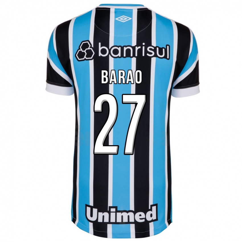 Mujer Camiseta Dani Barão #27 Azul 1ª Equipación 2023/24 La Camisa Chile