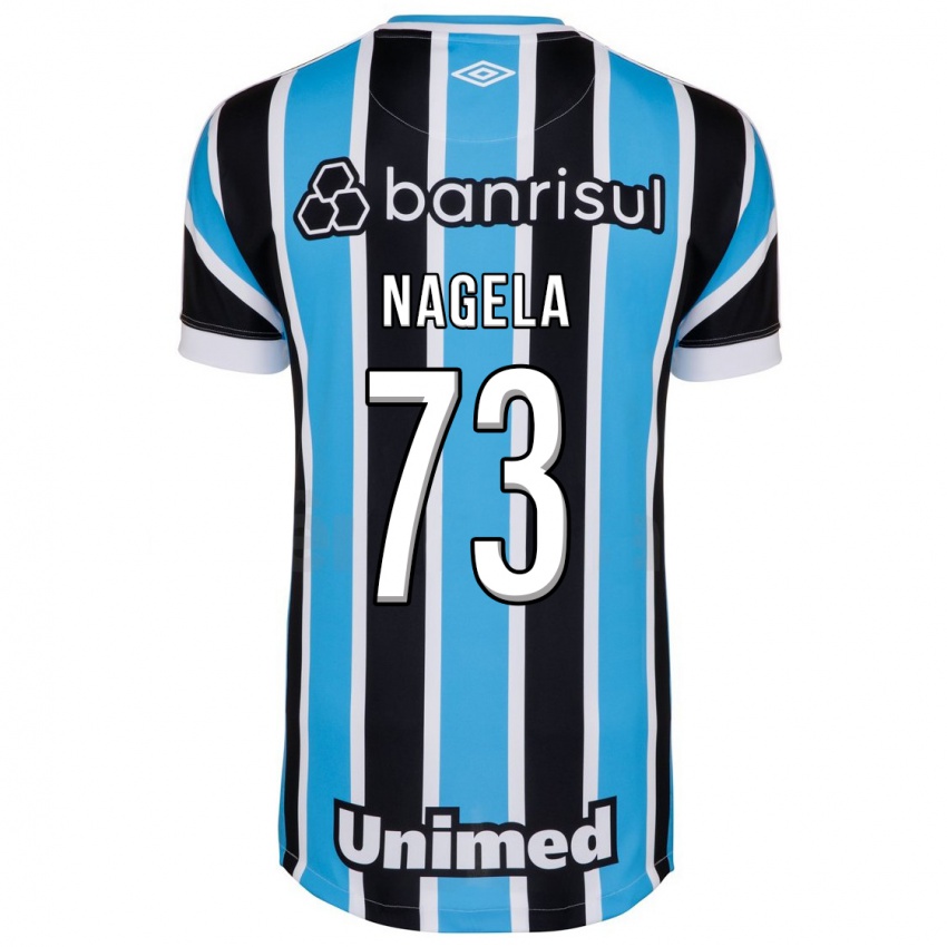 Mujer Camiseta Nágela #73 Azul 1ª Equipación 2023/24 La Camisa Chile