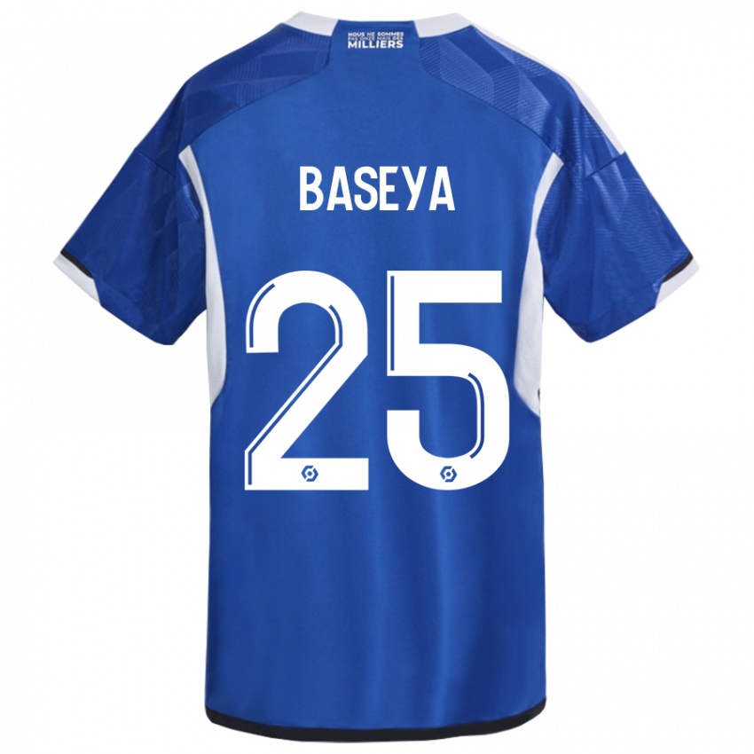Mujer Camiseta Steven Baseya #25 Azul 1ª Equipación 2023/24 La Camisa Chile