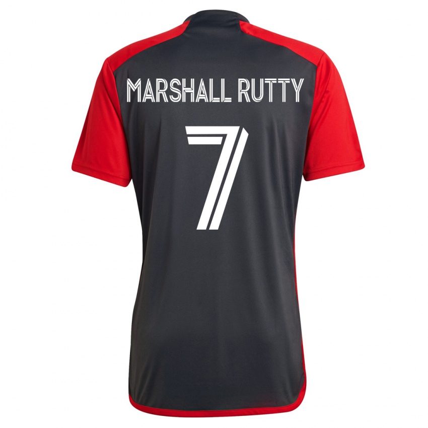 Mujer Camiseta Jahkeele Marshall-Rutty #7 Gris 1ª Equipación 2023/24 La Camisa Chile