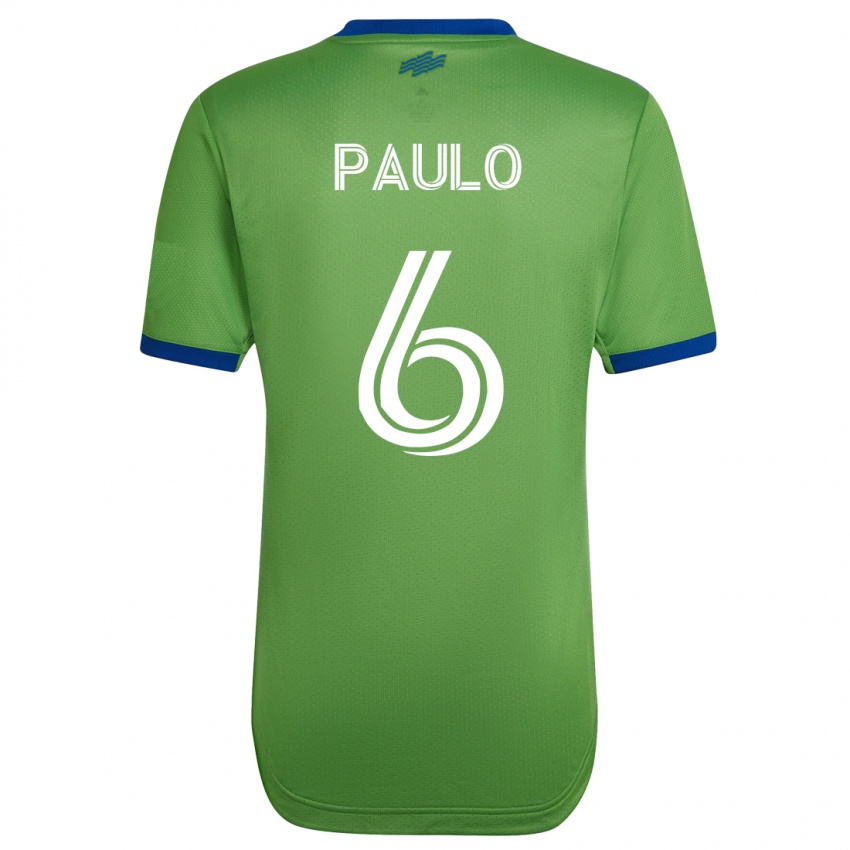 Mujer Camiseta João Paulo #6 Verde 1ª Equipación 2023/24 La Camisa Chile