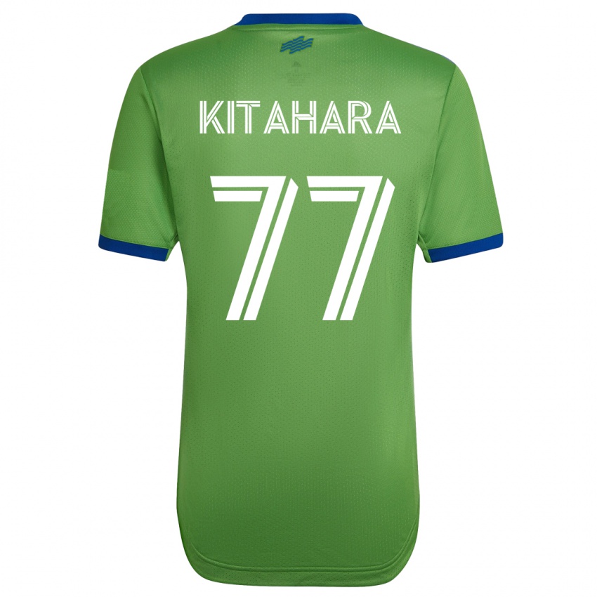 Mujer Camiseta Sota Kitahara #77 Verde 1ª Equipación 2023/24 La Camisa Chile