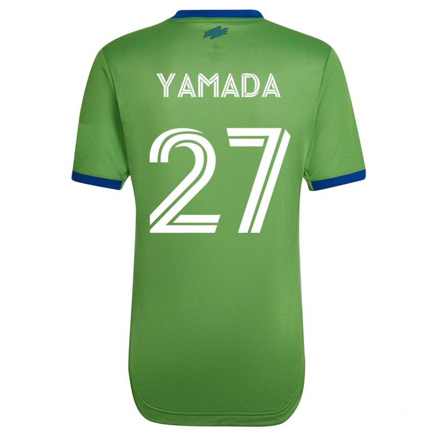 Mujer Camiseta Hikari Yamada #27 Verde 1ª Equipación 2023/24 La Camisa Chile