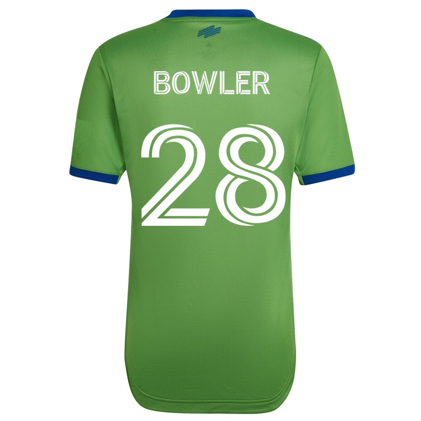 Mujer Camiseta Rachel Bowler #28 Verde 1ª Equipación 2023/24 La Camisa Chile