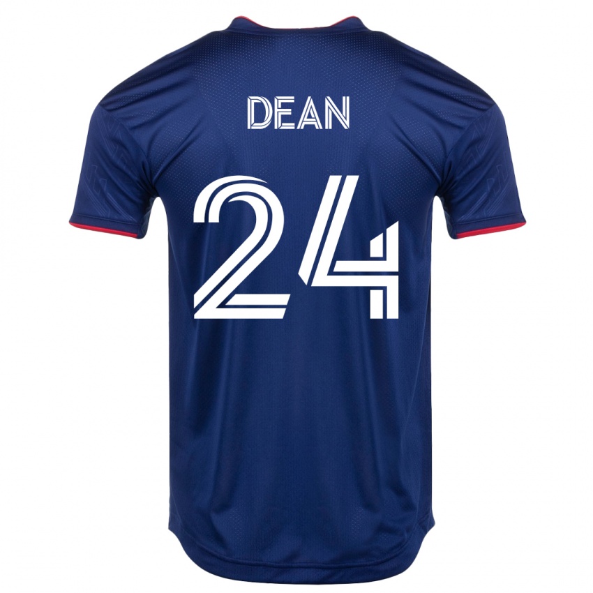 Mujer Camiseta Jonathan Dean #24 Armada 1ª Equipación 2023/24 La Camisa Chile