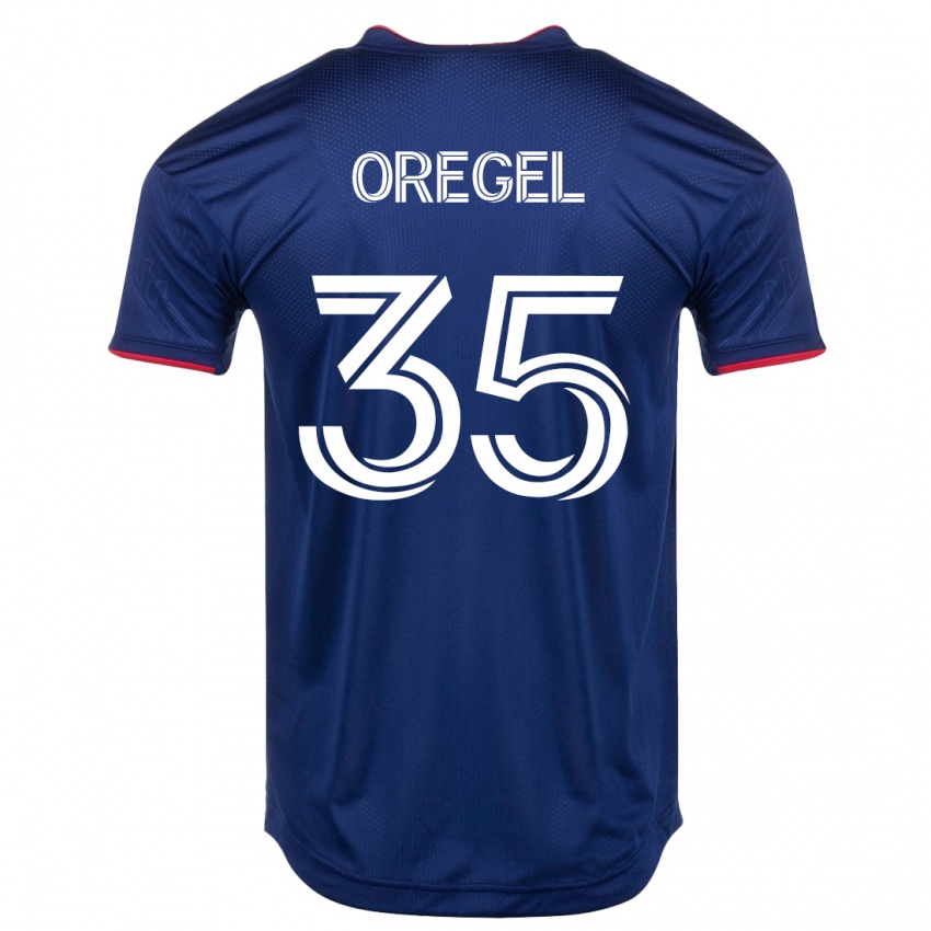 Mujer Camiseta Sergio Oregel #35 Armada 1ª Equipación 2023/24 La Camisa Chile