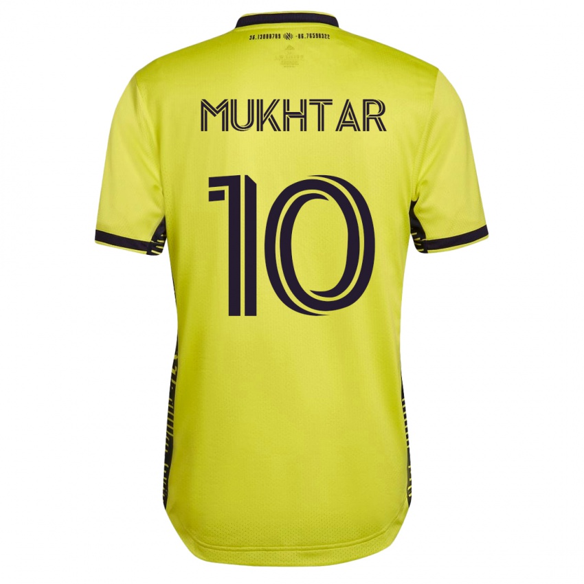 Mujer Camiseta Hany Mukhtar #10 Amarillo 1ª Equipación 2023/24 La Camisa Chile