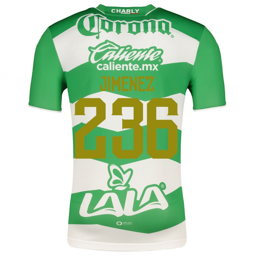Mujer Camiseta Tahiel Jiménez #236 Verde 1ª Equipación 2023/24 La Camisa Chile