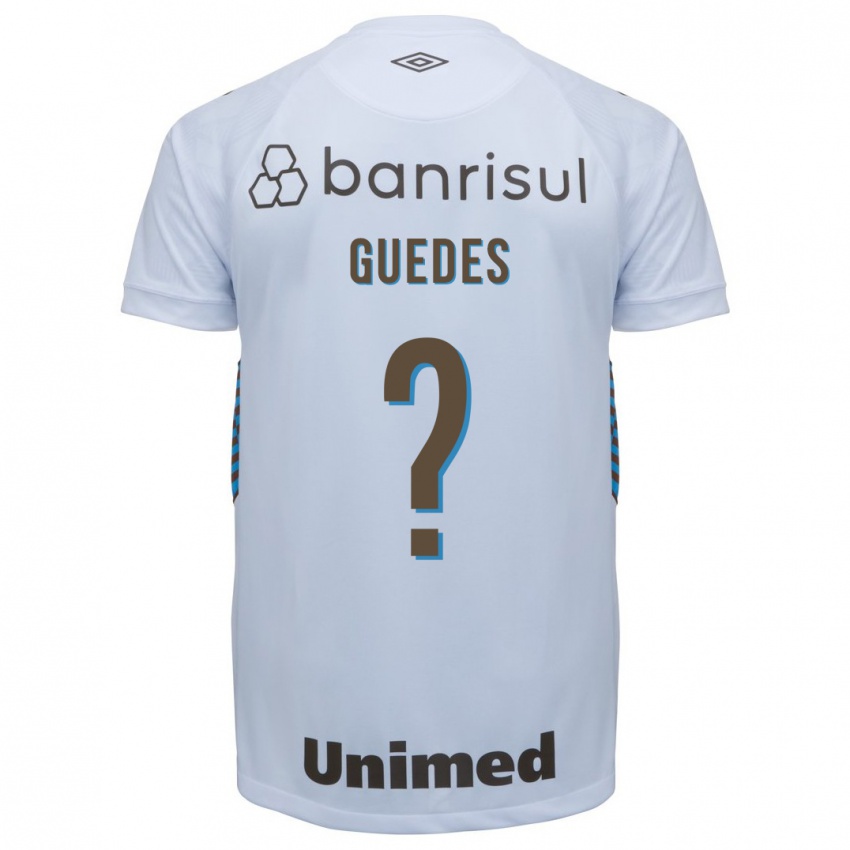 Mujer Camiseta Guilherme Guedes #0 Blanco 2ª Equipación 2023/24 La Camisa Chile