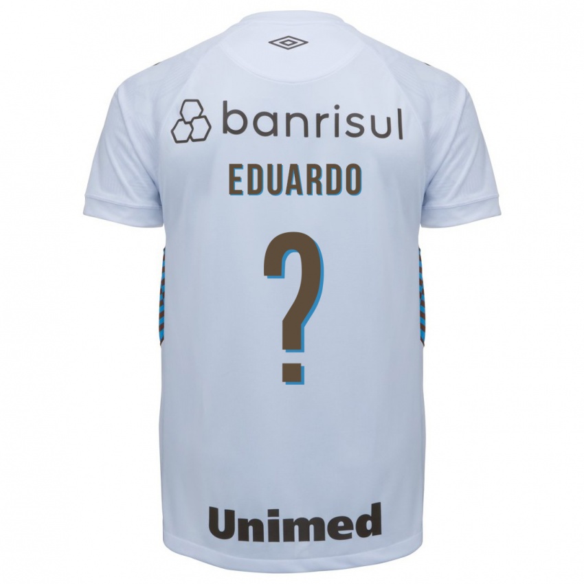 Mujer Camiseta Luiz Eduardo #0 Blanco 2ª Equipación 2023/24 La Camisa Chile