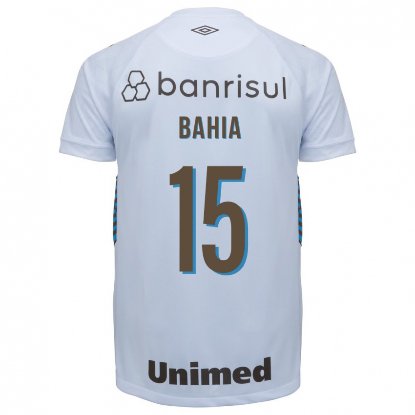 Mujer Camiseta Raíssa Bahia #15 Blanco 2ª Equipación 2023/24 La Camisa Chile