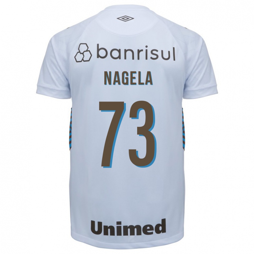 Mujer Camiseta Nágela #73 Blanco 2ª Equipación 2023/24 La Camisa Chile