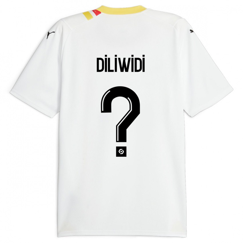Mujer Camiseta Kembo Diliwidi #0 Negro 2ª Equipación 2023/24 La Camisa Chile