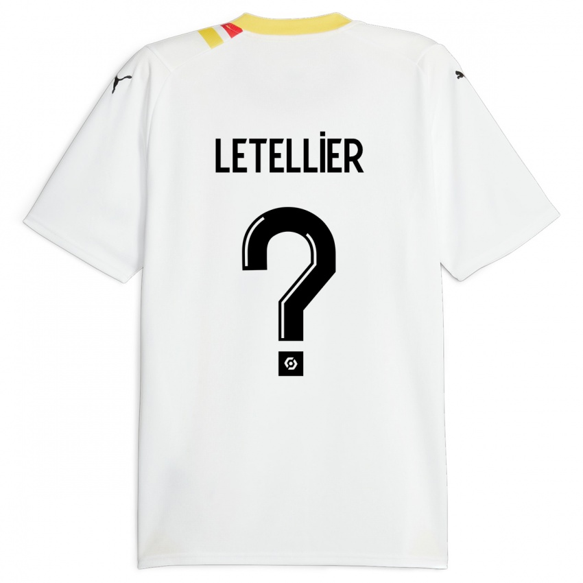 Mujer Camiseta Trévor Letellier #0 Negro 2ª Equipación 2023/24 La Camisa Chile