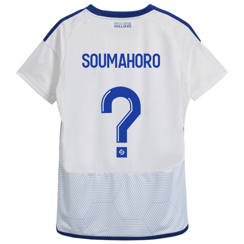 Mujer Camiseta Mohamed Soumahoro #0 Blanco 2ª Equipación 2023/24 La Camisa Chile