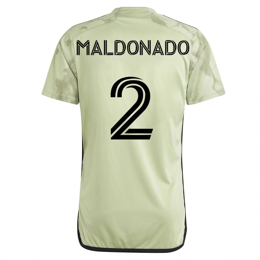 Mujer Camiseta Denil Maldonado #2 Verde 2ª Equipación 2023/24 La Camisa Chile