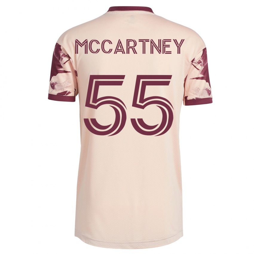 Mujer Camiseta Dawson Mccartney #55 Blanquecino 2ª Equipación 2023/24 La Camisa Chile