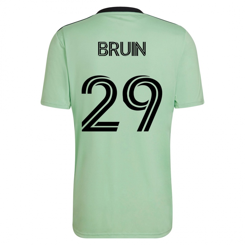 Mujer Camiseta Will Bruin #29 Verde Claro 2ª Equipación 2023/24 La Camisa Chile