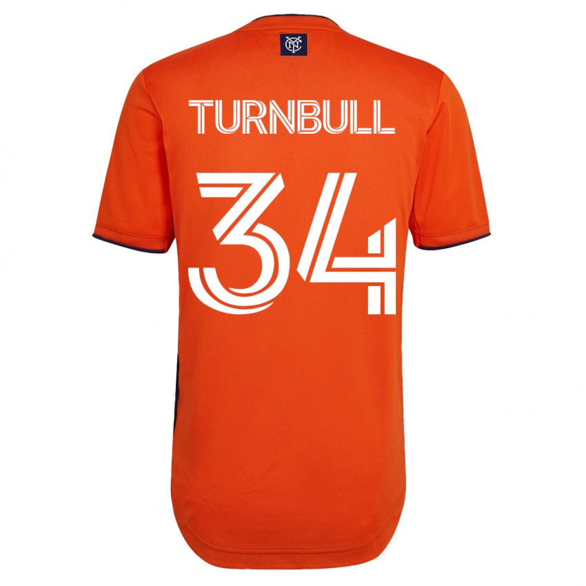 Mujer Camiseta Stephen Turnbull #34 Negro 2ª Equipación 2023/24 La Camisa Chile