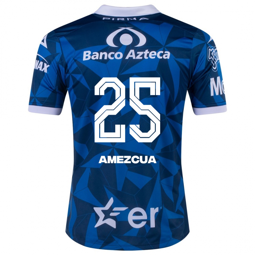 Mujer Camiseta Mariana Amezcua #25 Azul 2ª Equipación 2023/24 La Camisa Chile