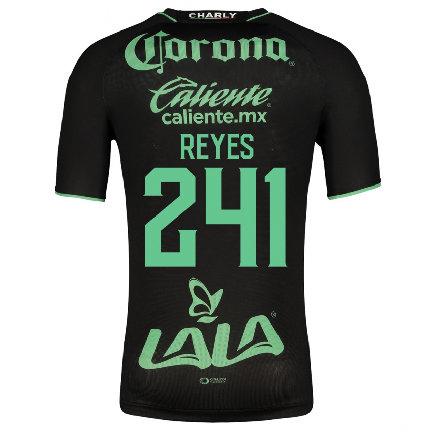 Mujer Camiseta Julio Reyes #241 Negro 2ª Equipación 2023/24 La Camisa Chile