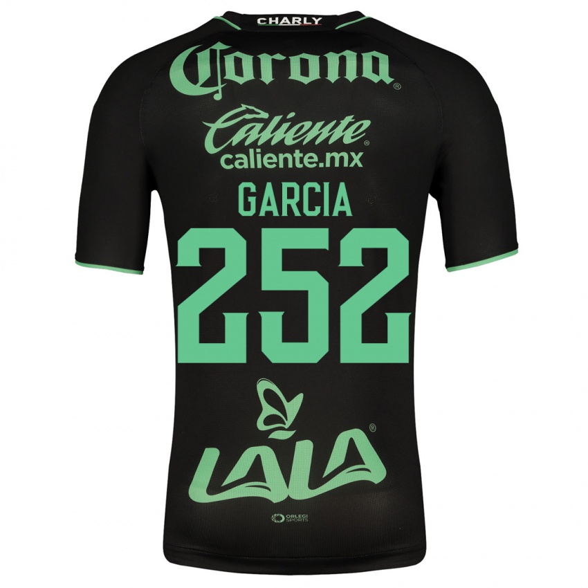 Mujer Camiseta Kevin García #252 Negro 2ª Equipación 2023/24 La Camisa Chile
